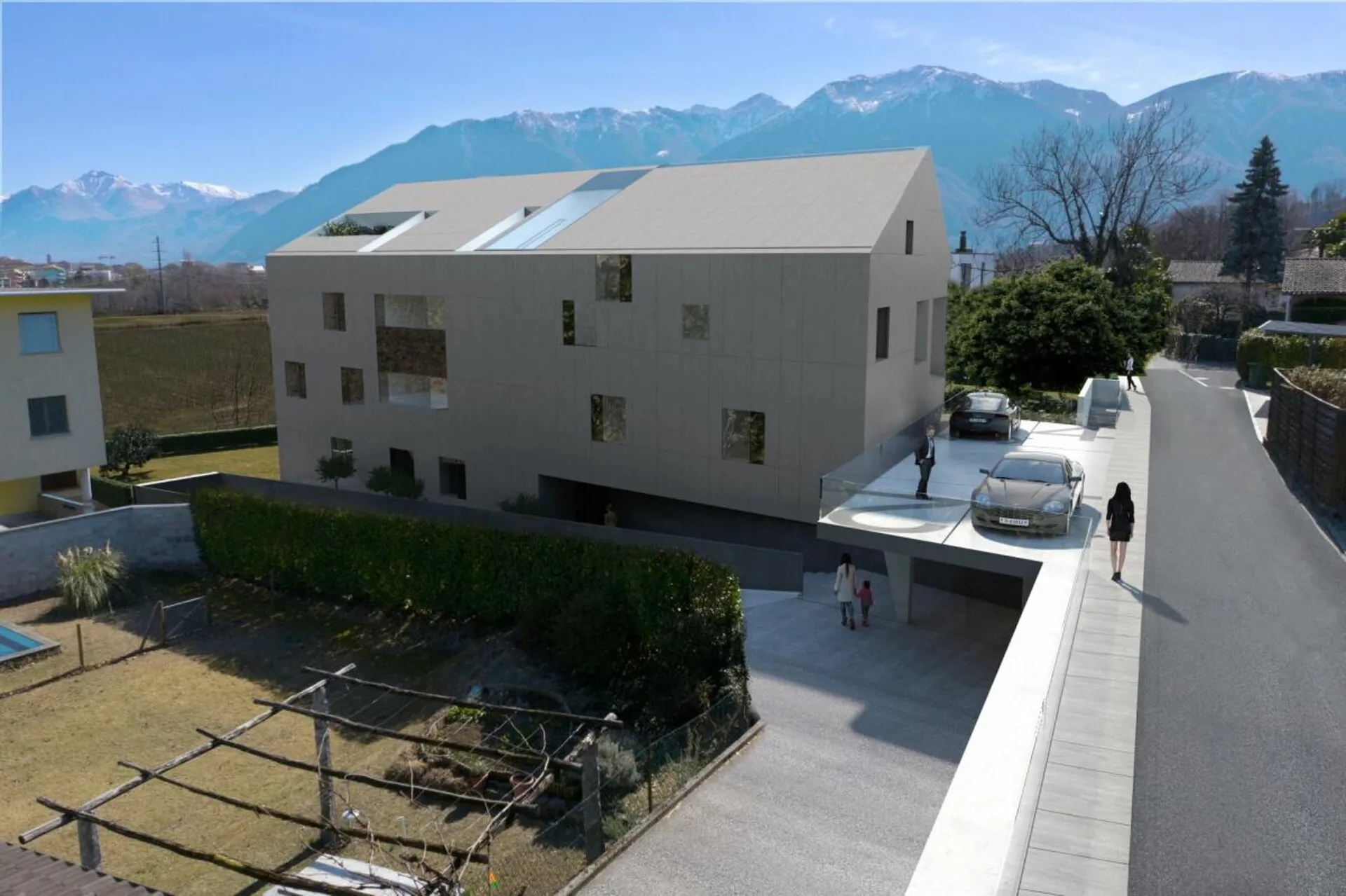 Elegante 4.5-Zimmer-Wohnung in exklusivem Projekt in Losone - nur noch 2 Einheiten verfügbar.