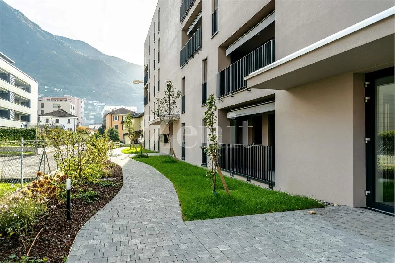 Bellinzona - Moderno 3.5 locali al piano terra con giardino esclusivo