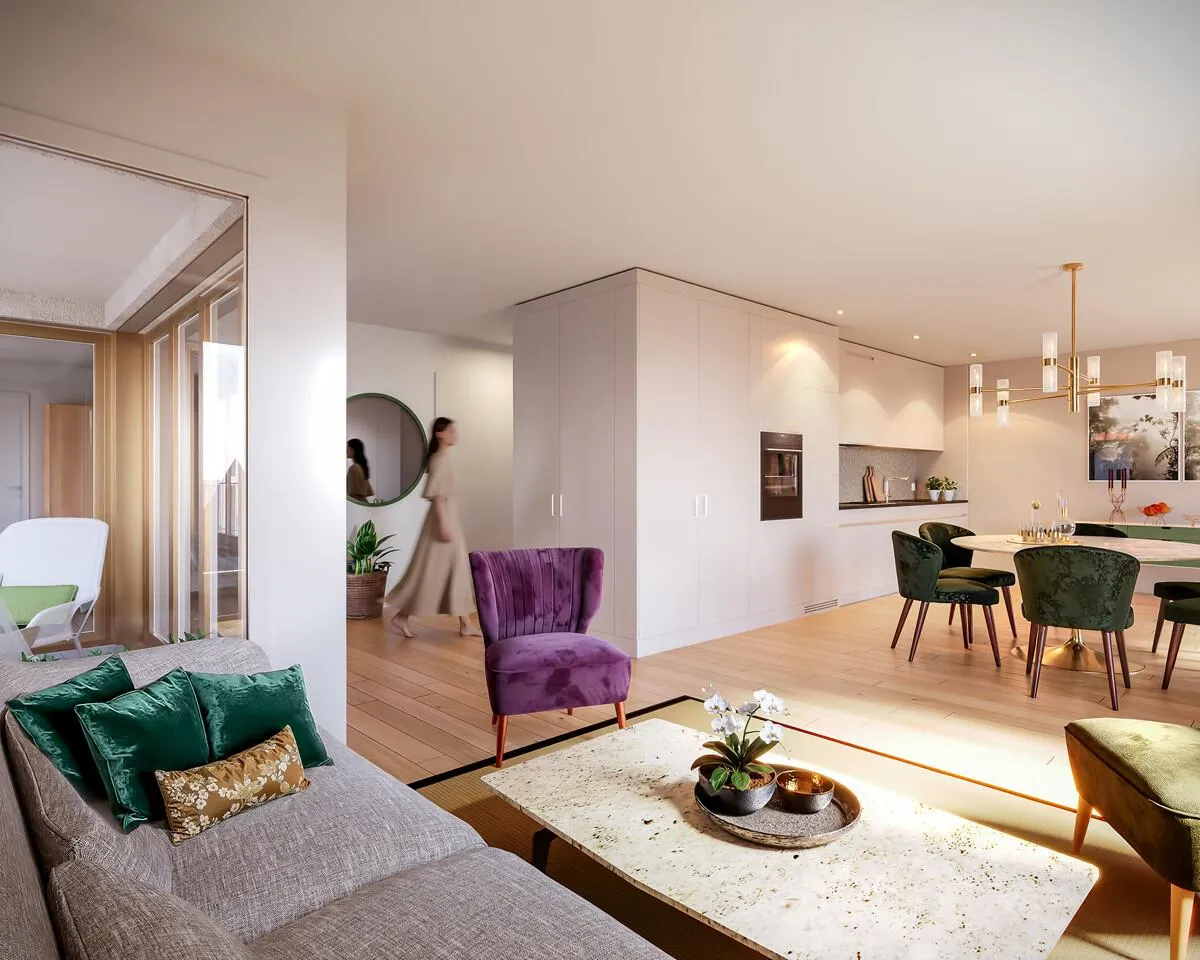 Erstvermietung im Zürcher Seefeld: Aussergewöhnliche 3.5 Zimmer-Woh...