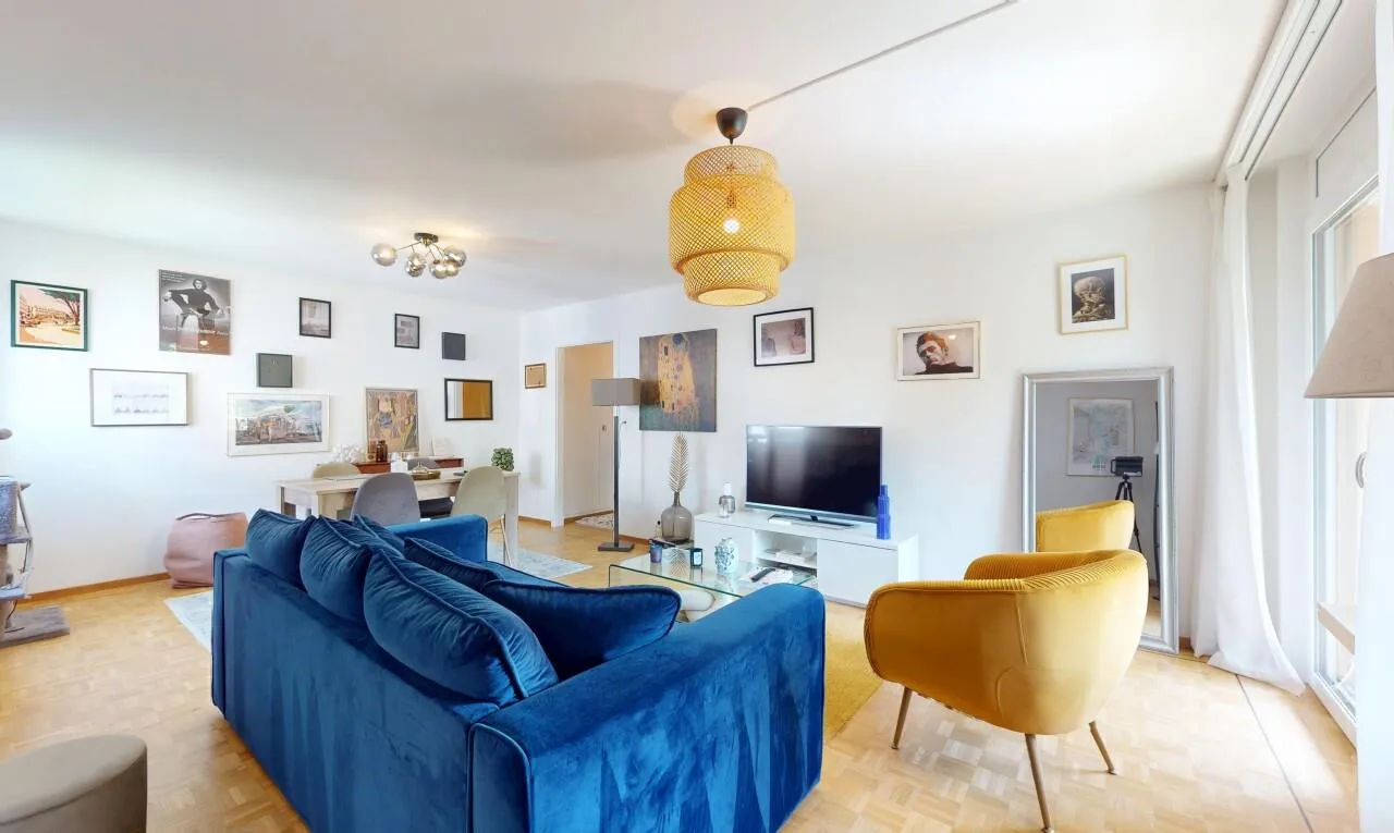 Lausanne CHUV : 2.5 pièces rénové avec balcon plein ouest