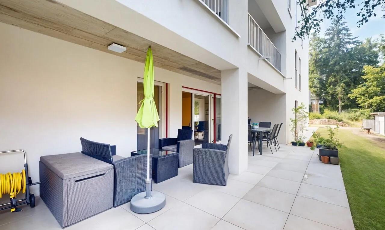 Bel appartement neuf avec jardin dans une petite copropriété