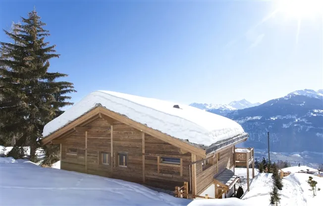 Außergewöhnliches Chalet, das als Zweitwohnsitz gebaut wurde