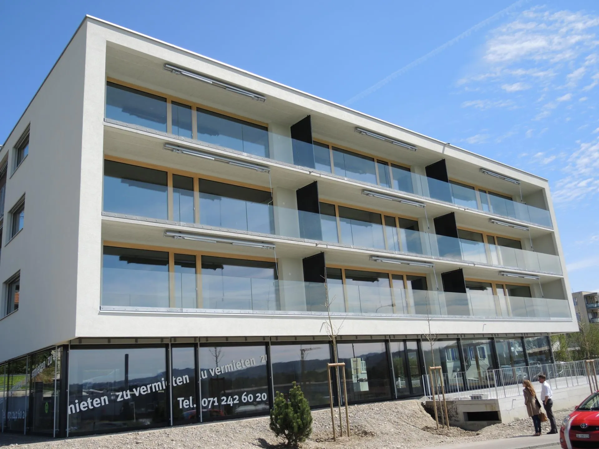 Moderne 3.5 Zimmerwohnung Nähe Zentrum mit Balkon zu vermieten