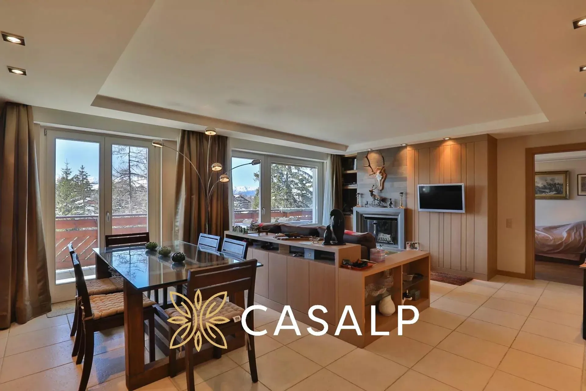 Spacieux appartement de 3.5 pièces au centre de Crans