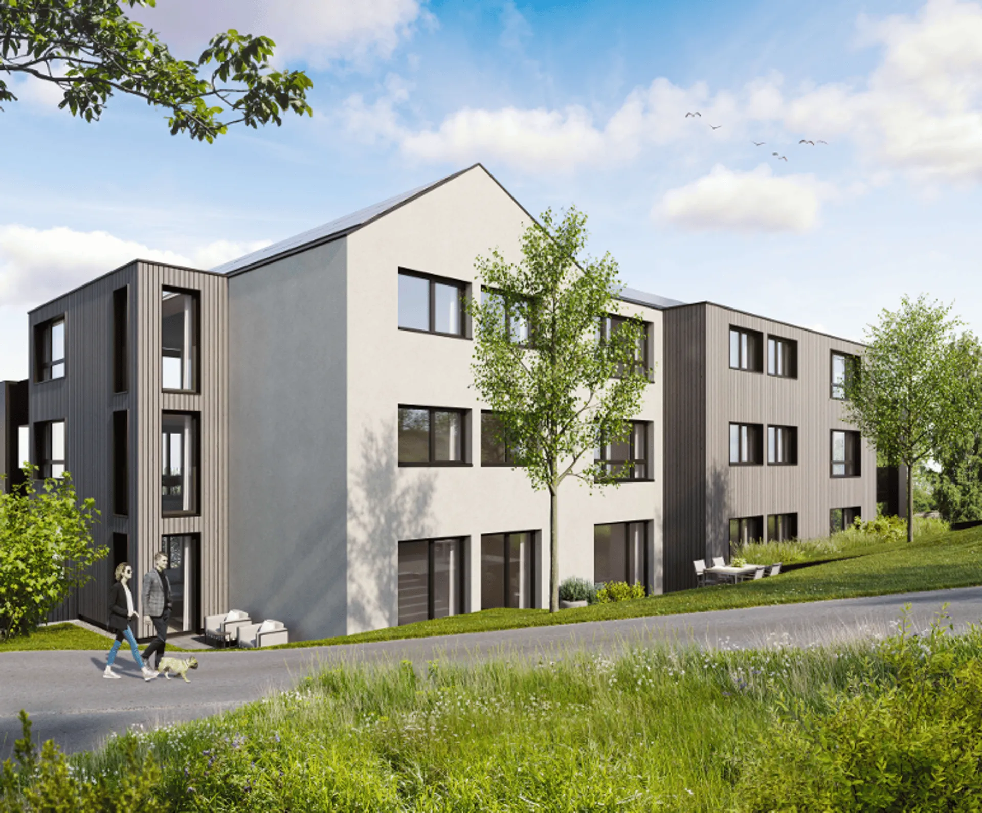 Neubauprojekt: 4.5-Zimmer-Obergeschosswohnung in Untereggen