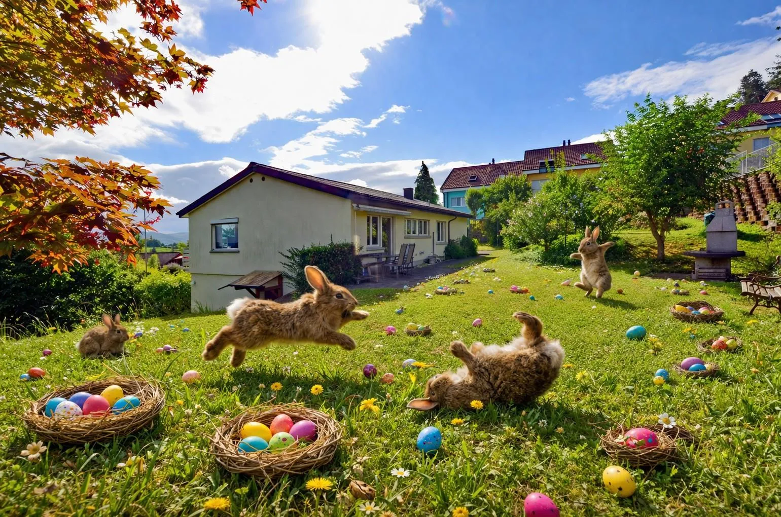 Einfamilienhaus mit Einliegerwohnung und viel Umschwung