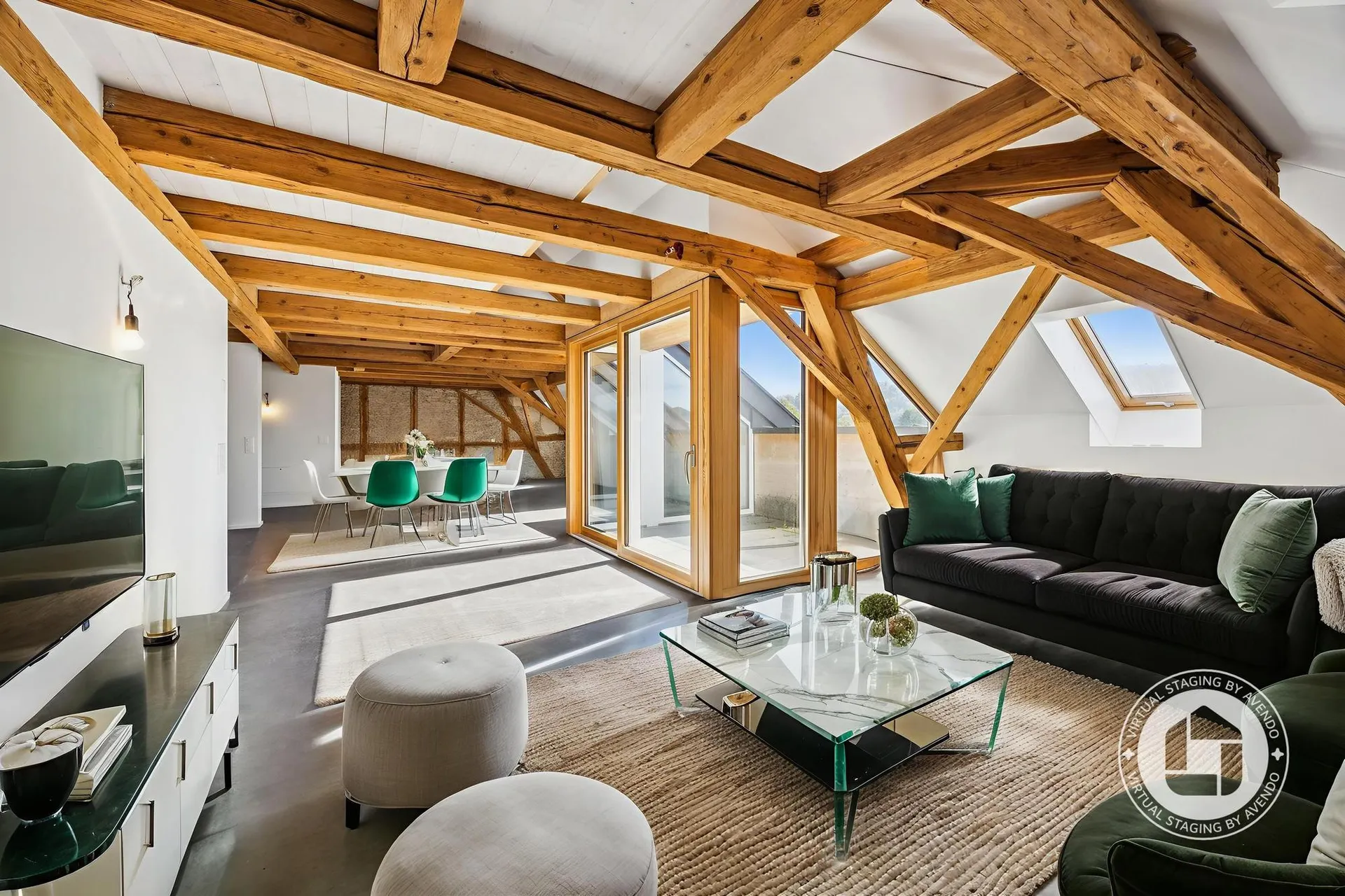 Exklusive 5.5-Zimmer-Dach-Maisonette mit Charme