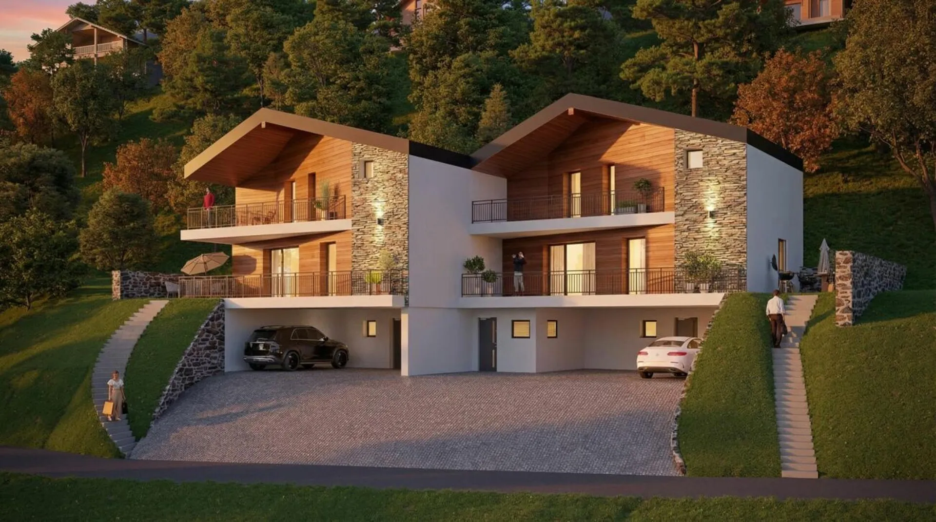 Villa mit 4,5 Zimmern in Les Neyres - Mehr als eine Villa verfügbar