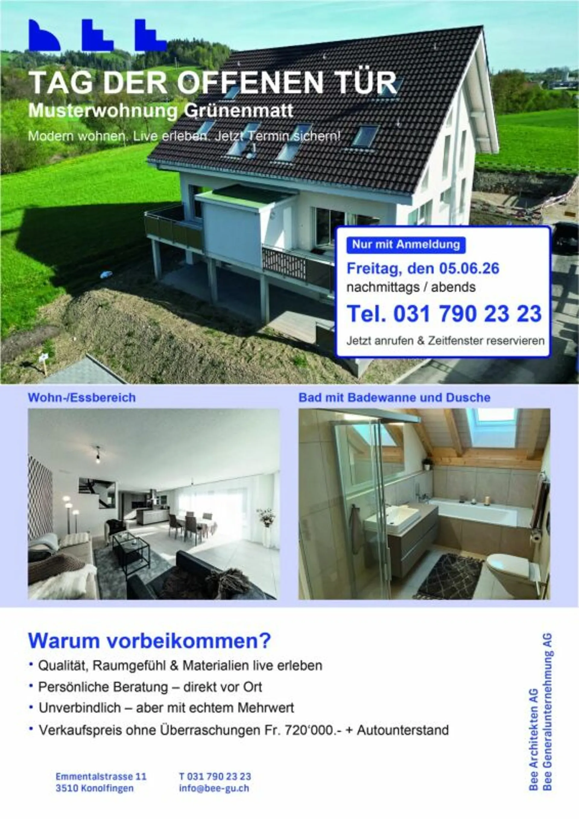 Wir verkaufen unsere Musterwohnung