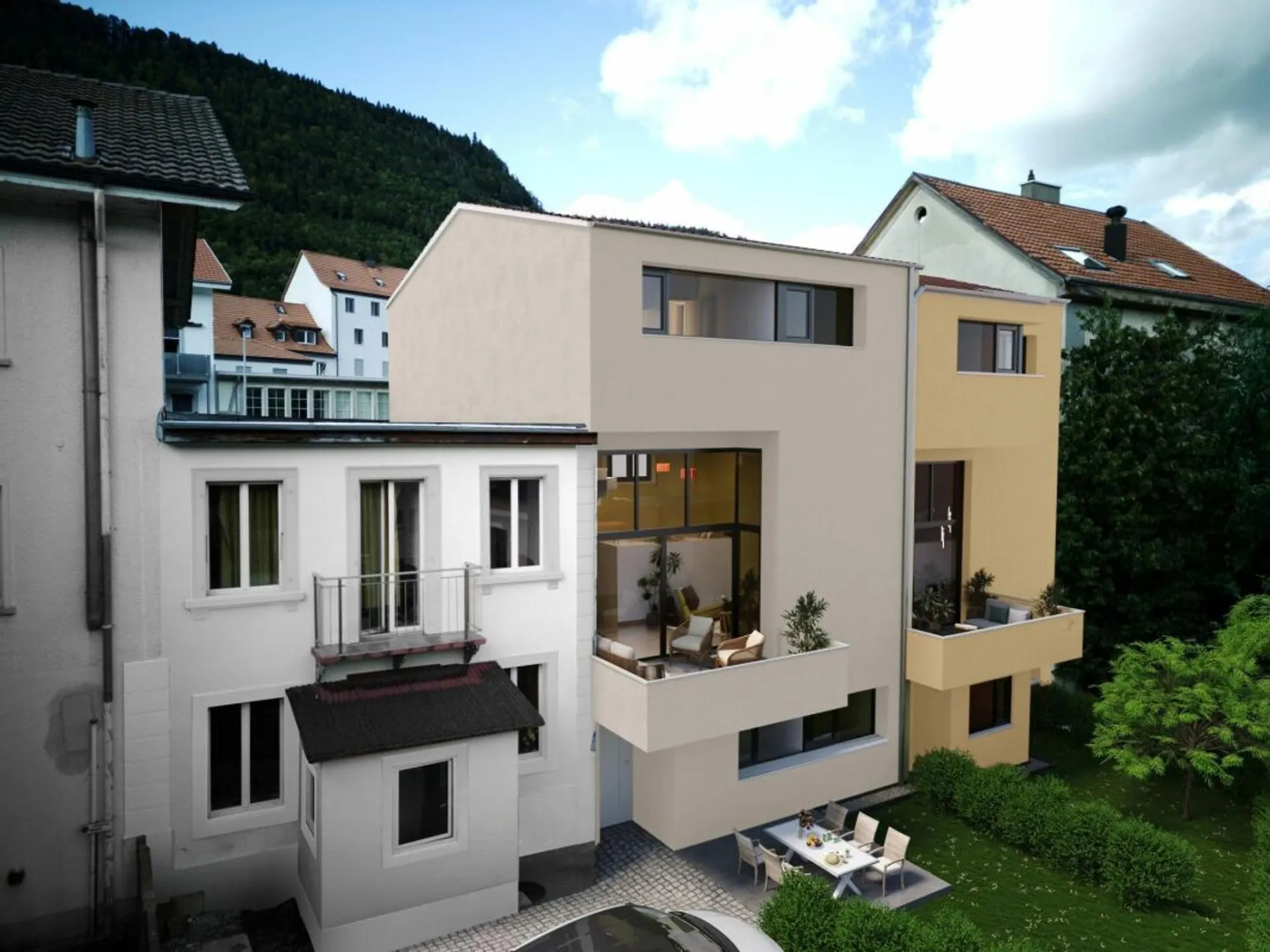 St-Imier, neuwertiges Reihenhaus mit 5.5 Zimmern