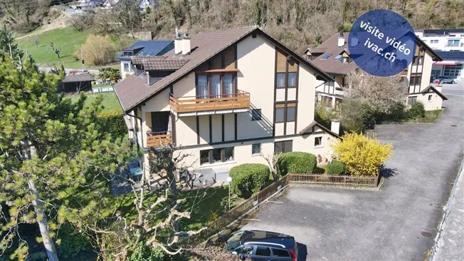 2,5-Zimmer-Wohnung mit Terrasse und Garten in Vallamand / VD