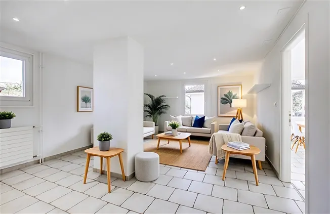 Yverdon, helle 3,5 Zimmer mit privatem Garten