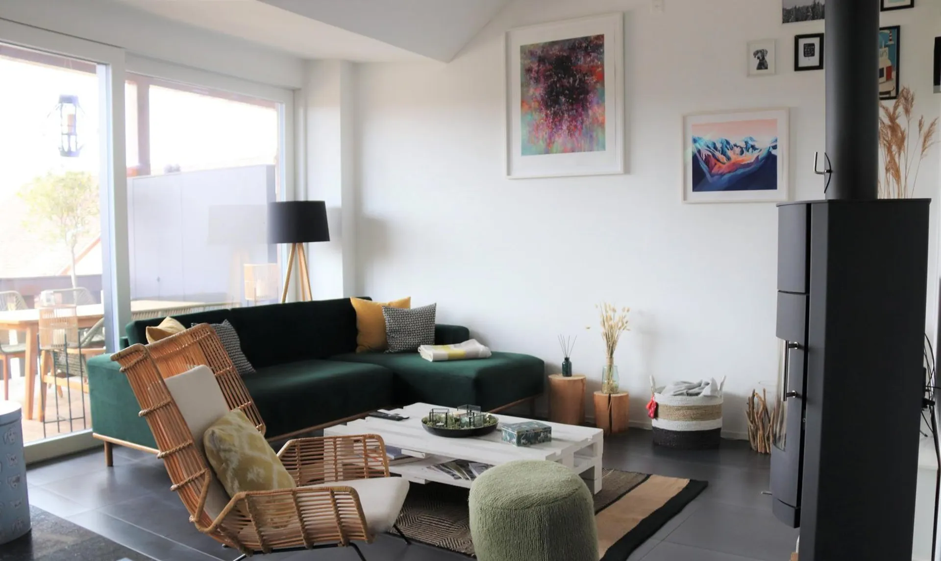 Appartement mansardé lumineux et spacieux 4.5 pièces avec balcon
