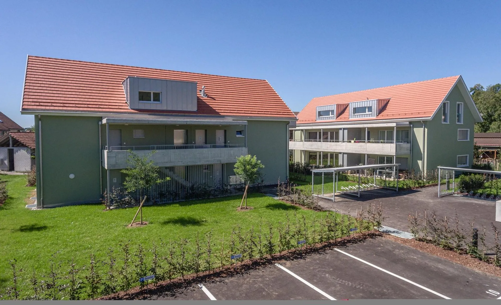Moderne 2.5-Zimmer-Gartenwohnung in Boningen