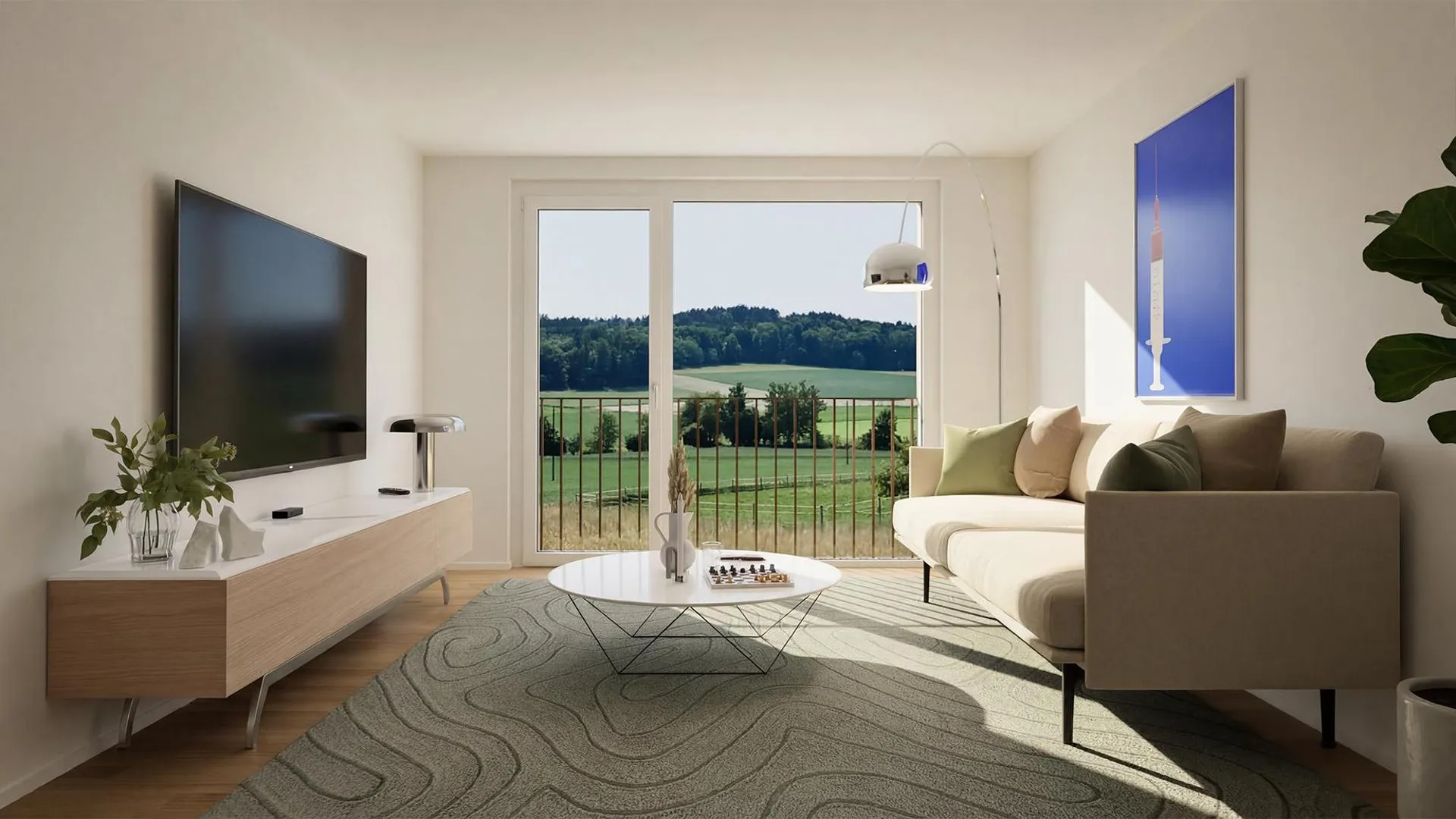 4.5-room new building apartment with a far-reaching view in Lüterswil (Bucheggberg)