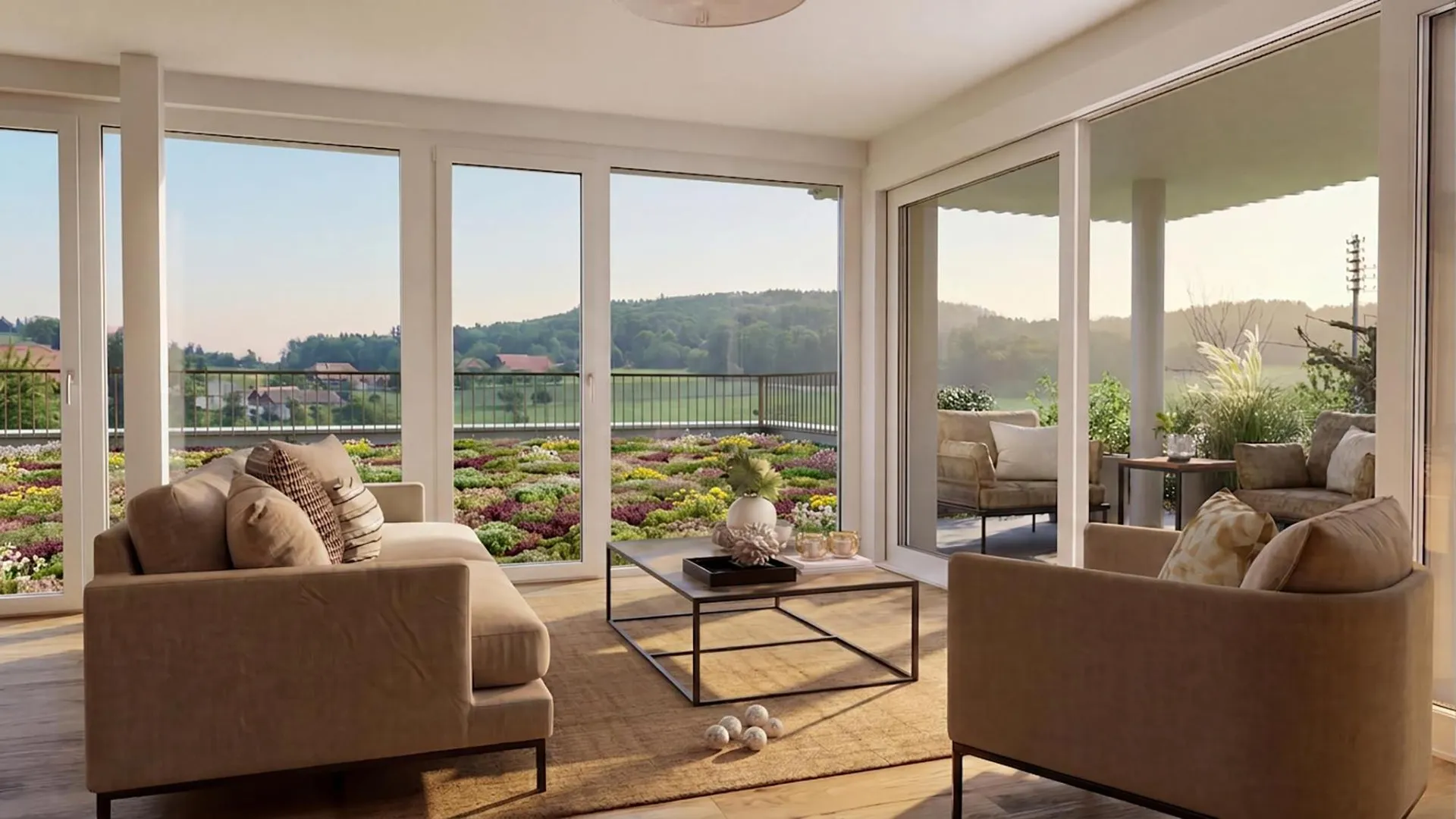 2.5-room new apartment with a far-reaching view in Lüterswil (Bucheggberg)