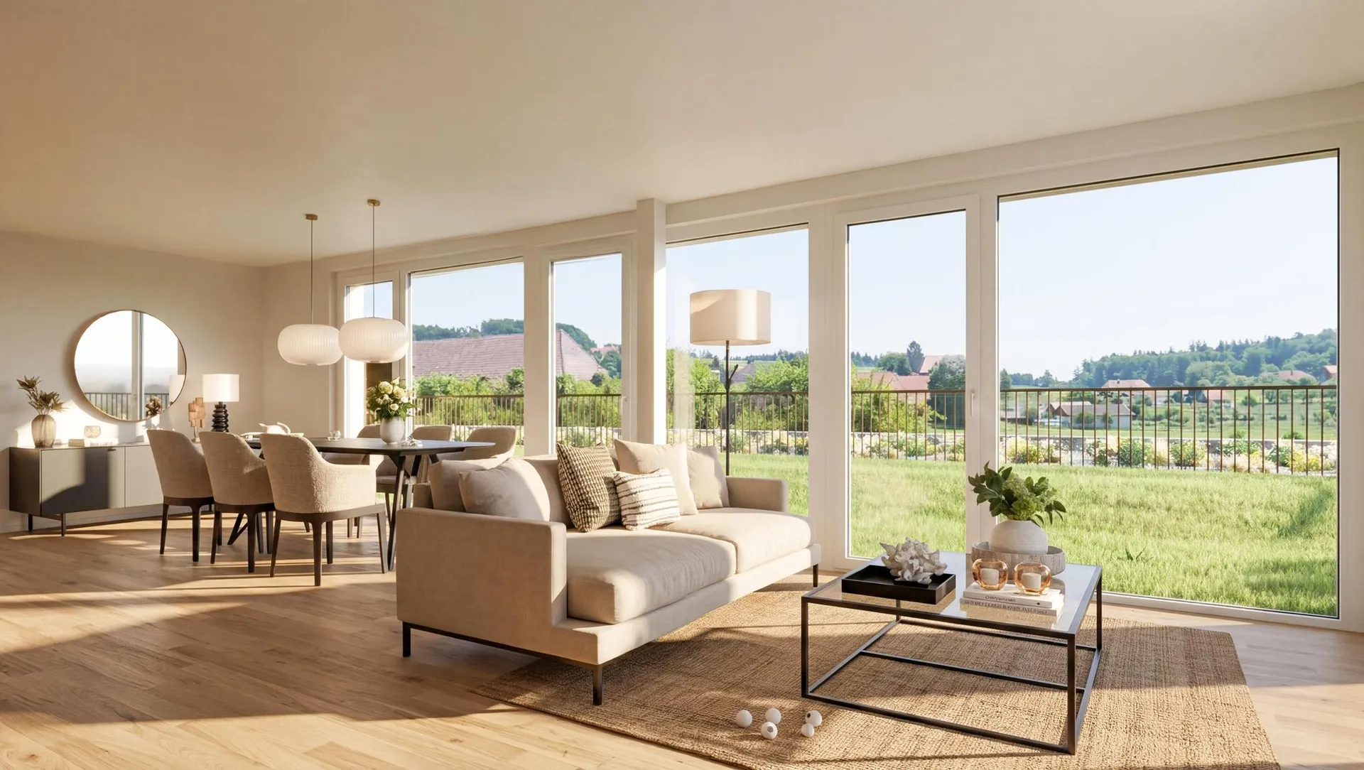 4.5-room new building apartment with a far-reaching view in Lüterswil (Bucheggberg)