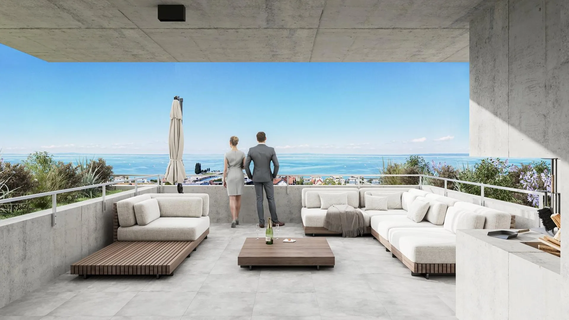 Exklusive 6 1/2 Zi.SEE Residenz mit TRAUM SEESICHT