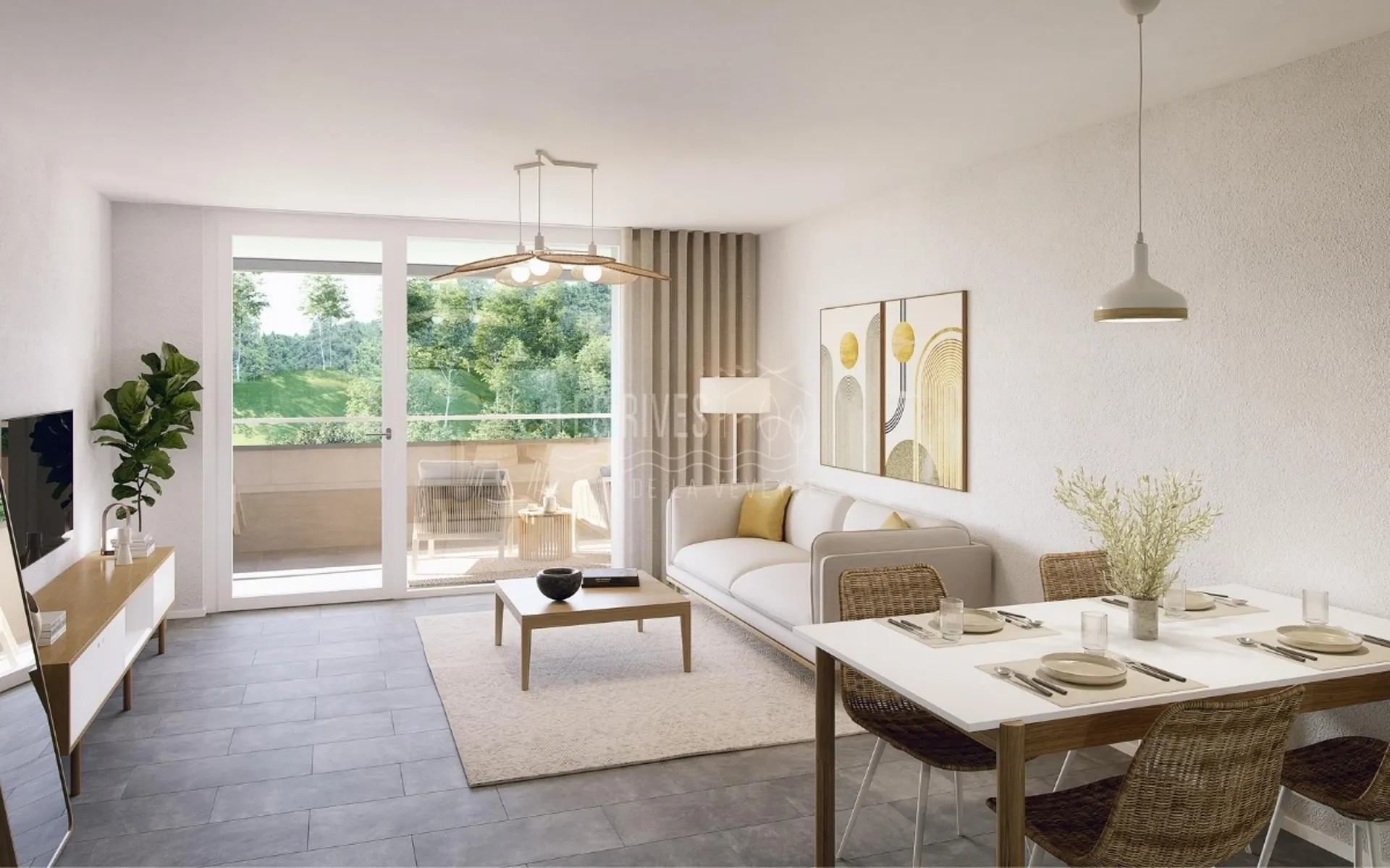 Châtel-Saint-Denis - 2,5 pièces neuf 62 m² - Balcon 18 m²