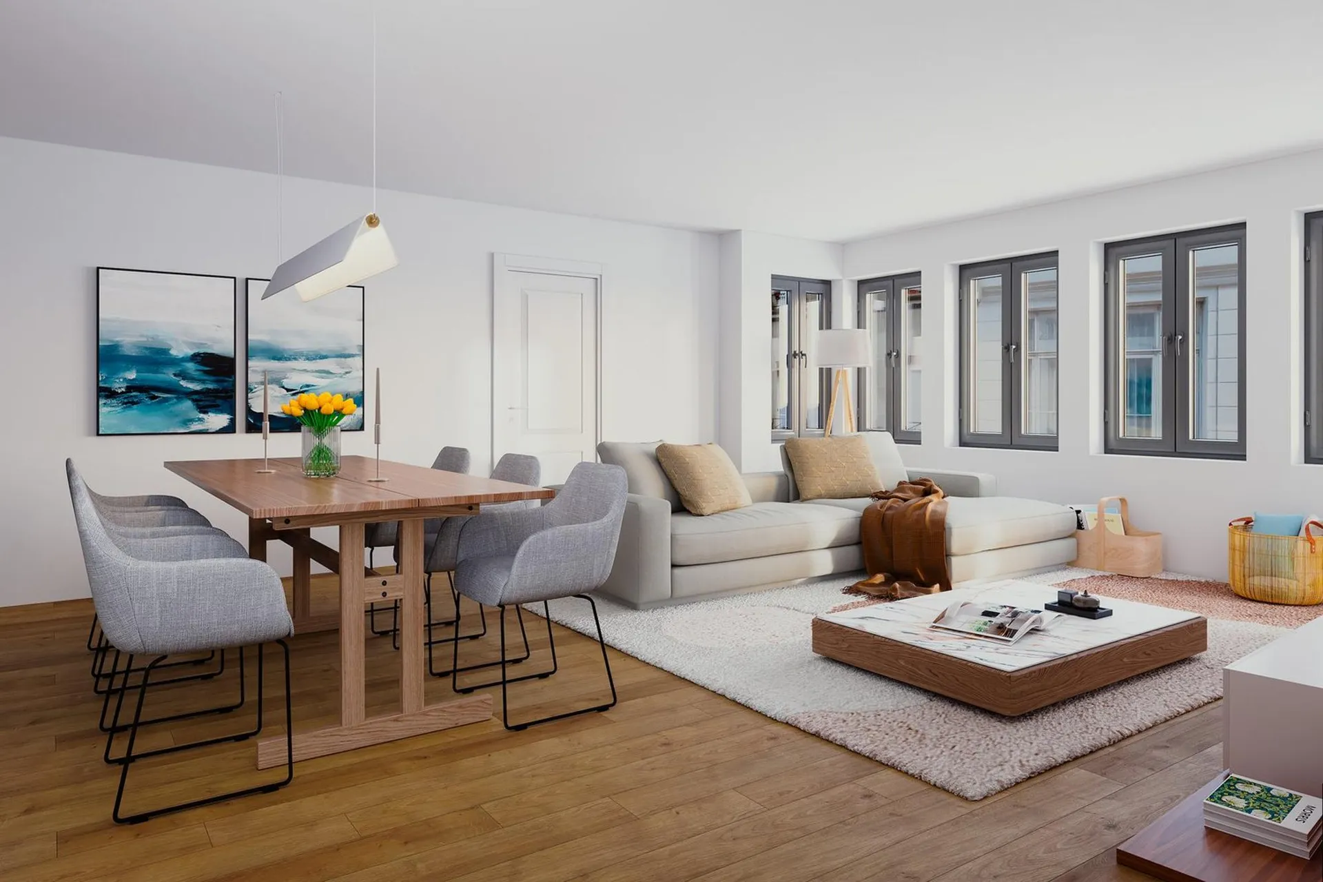 Magnifiques appartements de 3 à 4 pièces rénovés - Châtel-Saint-Denis