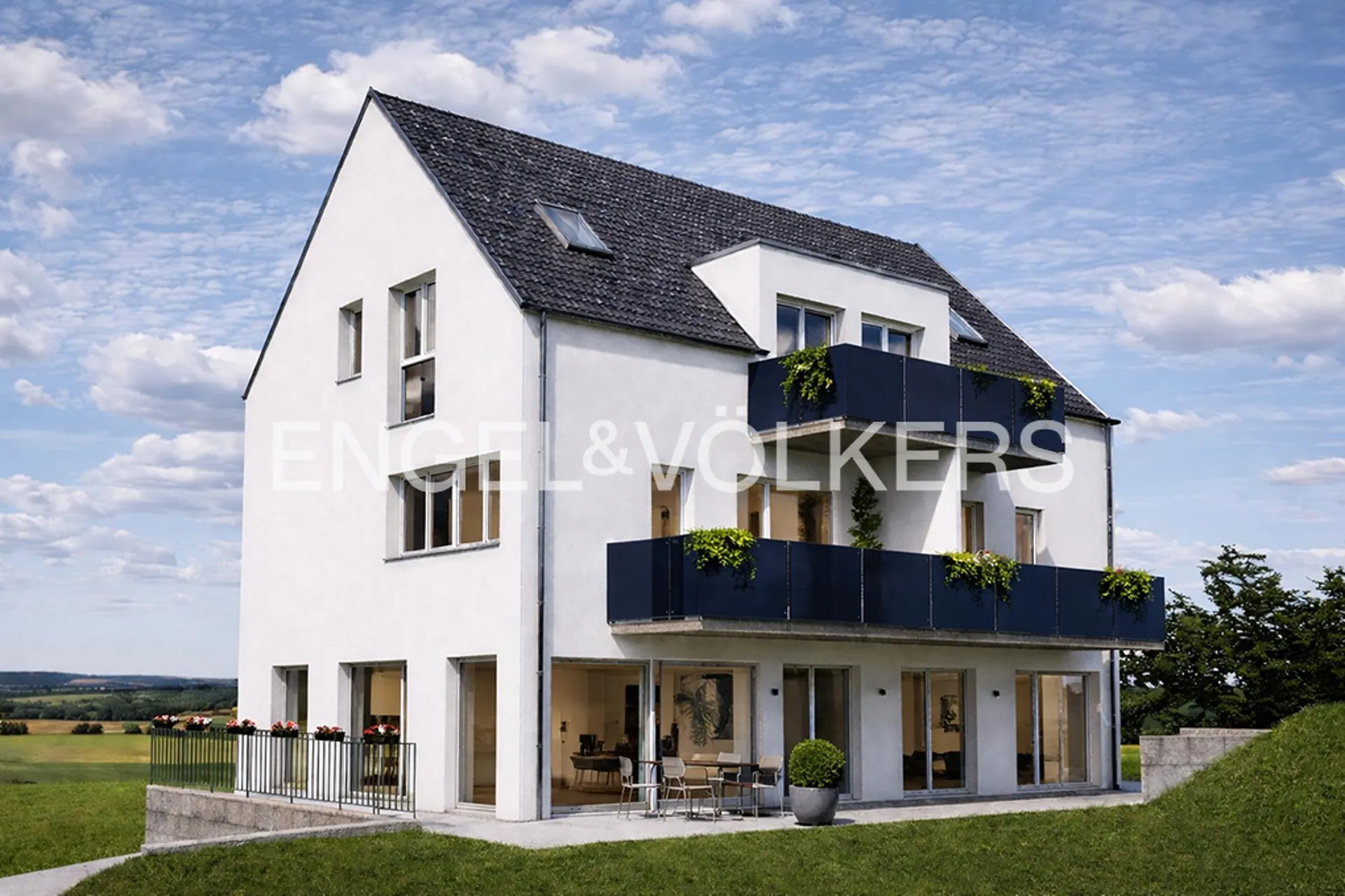 Neubau: Exklusive Dachwohnung mit Bergsicht