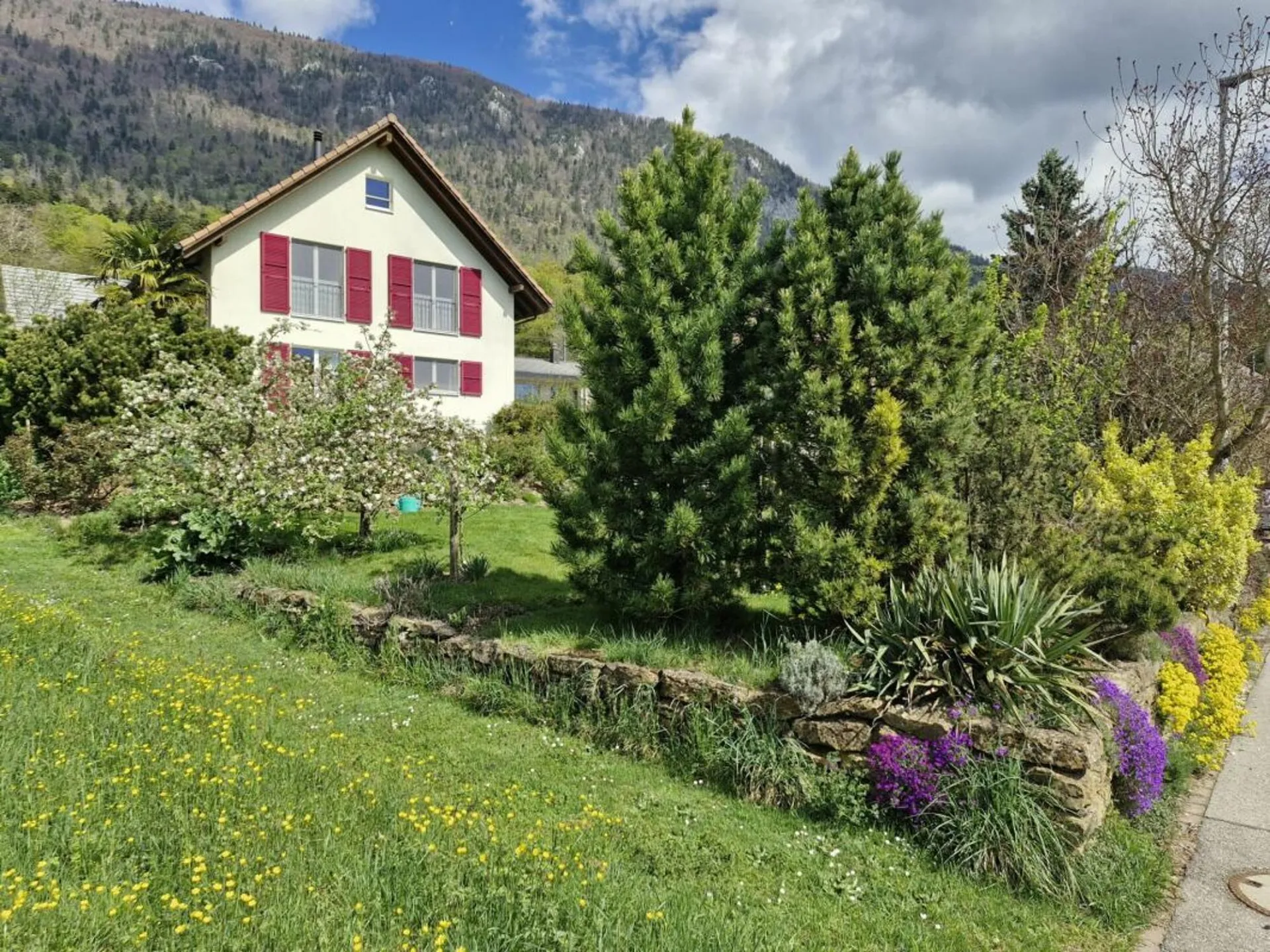 Einfamilienhaus mit separatem Eingang für Büro mit Toilette