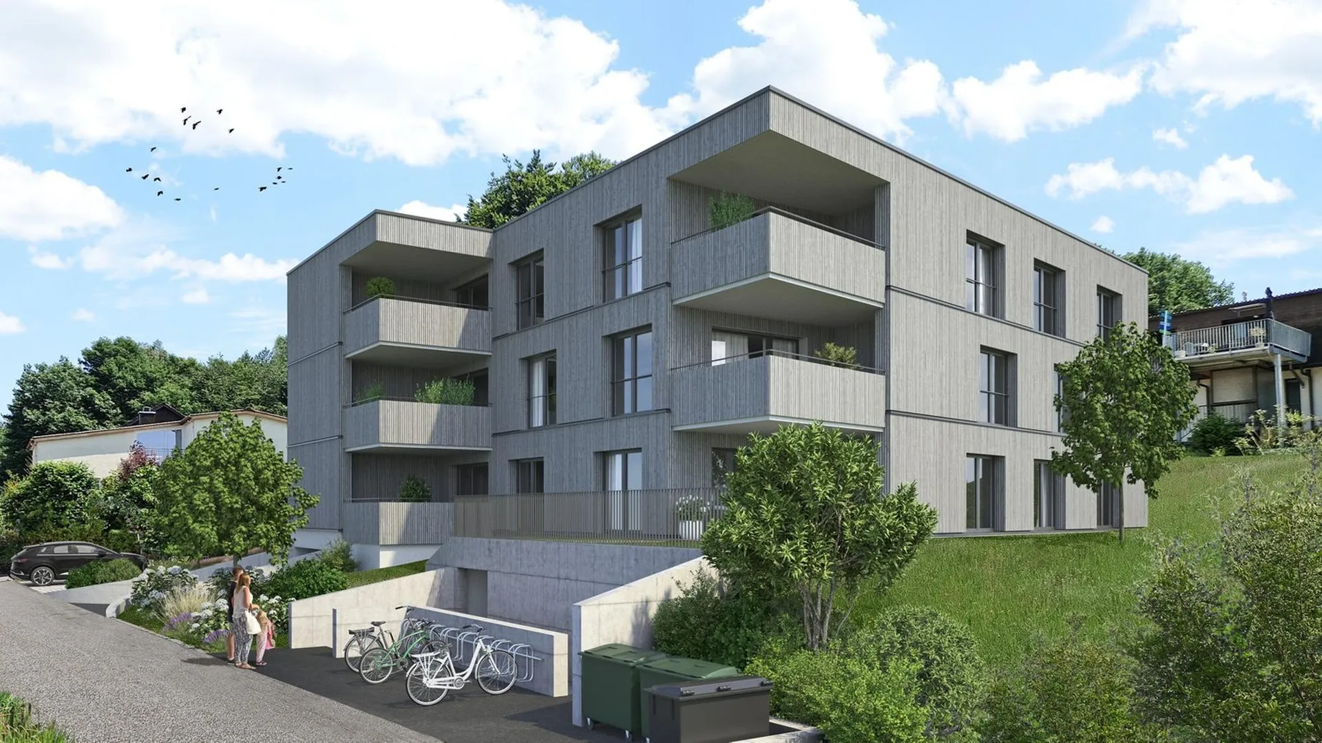Moderne 3.5-Zimmer-Neubau-Wohnungen mit Balkon in Starrkirch-Wil