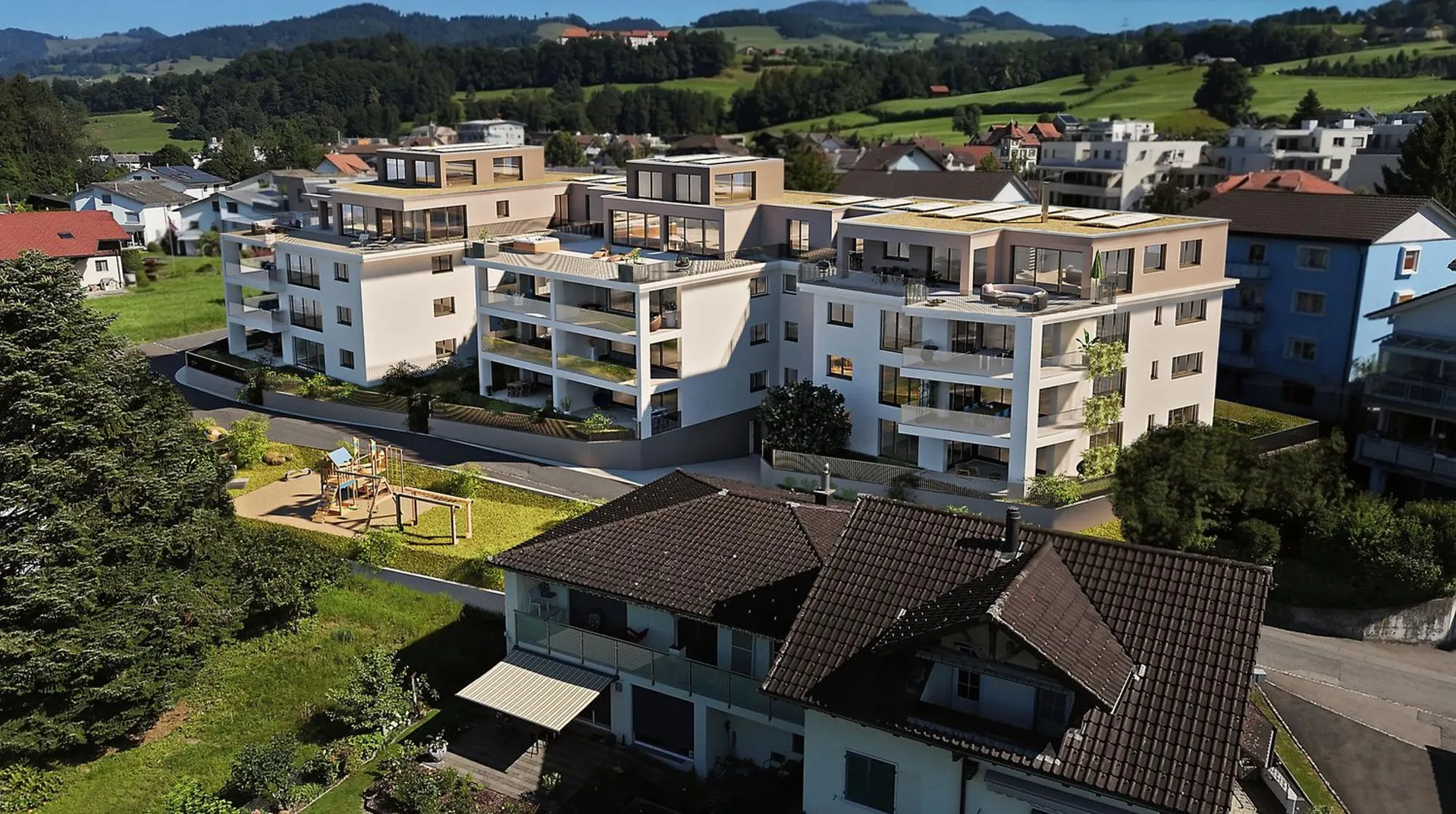 Exklusive 5.5-Zimmer-Wohnung mit Ausblick in Gommiswald